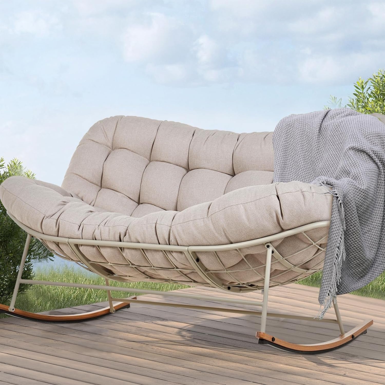 Outdoor Double Rocking Chair